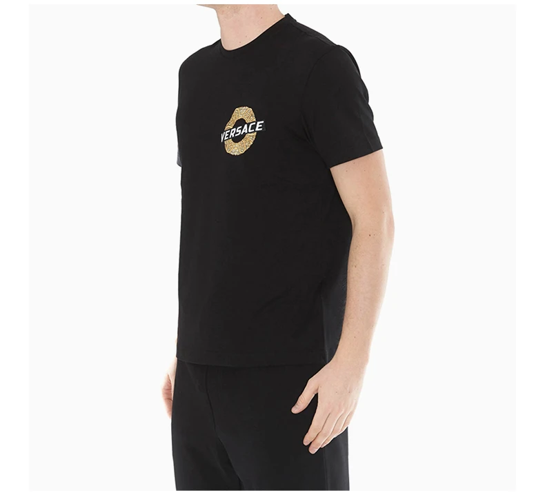 商品[国内直发] Versace|VERSACE 黑色男士T恤 A81941-A224589-A008,价格¥3794,第6张图片详细描述