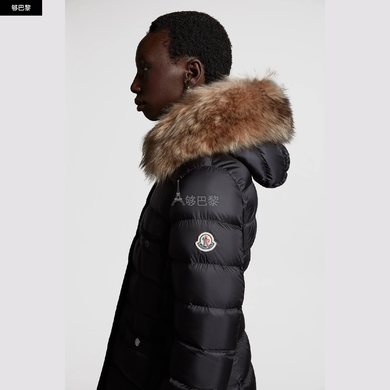 商品Moncler|包邮包税【预售7天发货】 MONCLER盟可睐 24春夏 女士 羽绒服 HIRMAFUR LONG DOWN JACKET J20931A00185595FE999,价格¥20433,第6张图片详细描述