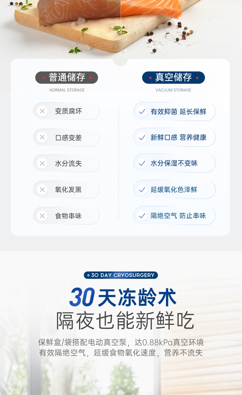 商品[国内直发] Morphy Richards|无线真空保鲜机自动真空机保鲜盒MR1119冰箱收纳密封小型家用,价格¥379,第9张图片详细描述