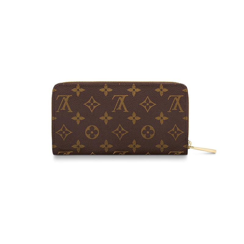 商品Louis Vuitton|【现货】路易威登 23新款 Zippy女士棕色老花帆布配皮拉链开合钱包 M42616,价格¥5428,第2张图片详细描述