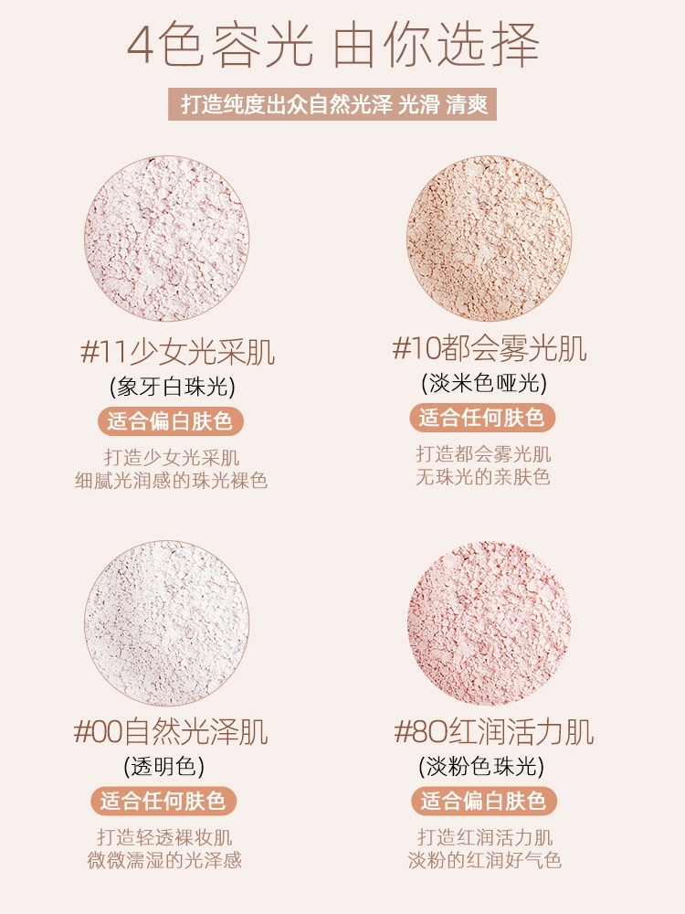 商品Cosme Decorte|decorte黛珂散粉白檀容光丝柔蜜粉精致定妆粉控油持久00/10/11/80号,价格¥278,第1张图片详细描述