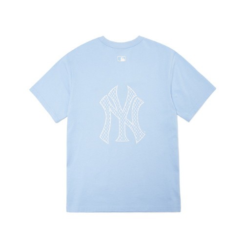 商品MLB|【SAvenue】(保税仓直发)MLB短袖Common MonogramT恤男女同款蓝色 3ATSM20-23-K0001-50BLL LY,价格¥166,第3张图片详细描述