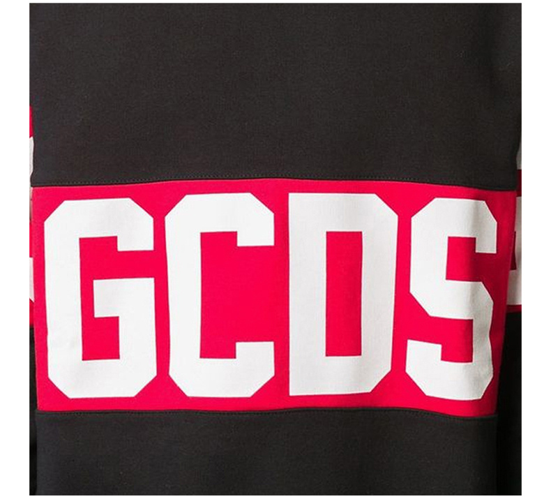 商品GCDS|GCDS 男士黑色卫衣/帽衫 CC94M021012-02,价格¥1697,第10张图片详细描述