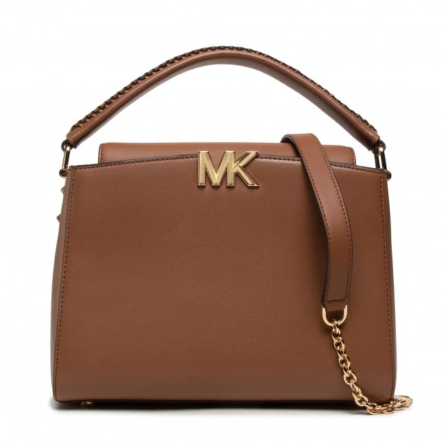 商品[国内直发] Michael Kors|MICHAEL KORS 女士Karlie驼色皮革中号单肩手提包 30F1GCDS2L-LUGGAGE,价格¥3510,第1张图片详细描述