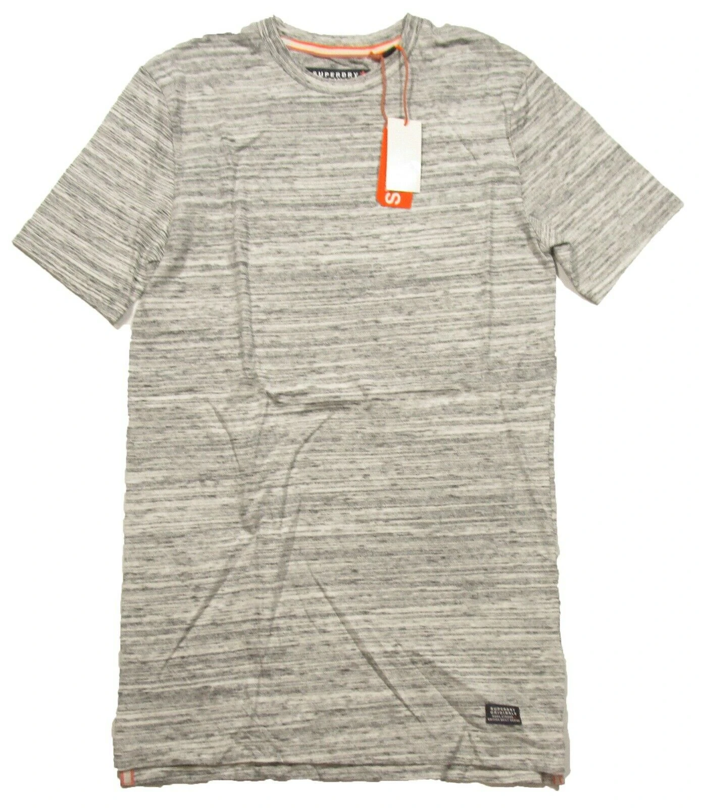 商品[国内直发] Superdry|SUPERDRY 灰色男士T恤 M10005OQ-SV4,价格¥88,第1张图片详细描述