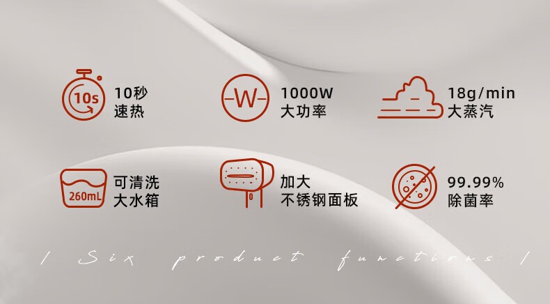 商品[国内直发] Bear|小熊（Bear）挂烫机电熨斗大功率10秒出蒸汽 清洗水箱平挂两用长续航 小熊挂烫机电熨GTJ-P10V5,价格¥212,第2张图片详细描述