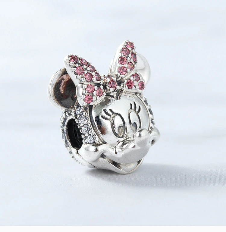 商品PANDORA|PANDORA 潘多拉 银色迪士尼炫目米妮肖像固定夹 797496CZS,价格¥268,第5张图片详细描述