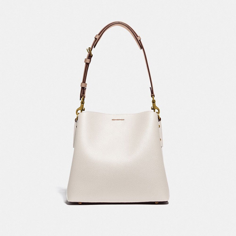 商品Coach|蔻驰女士单肩斜挎包桶包老花包（香港仓发货）,价格¥1989,第4张图片详细描述