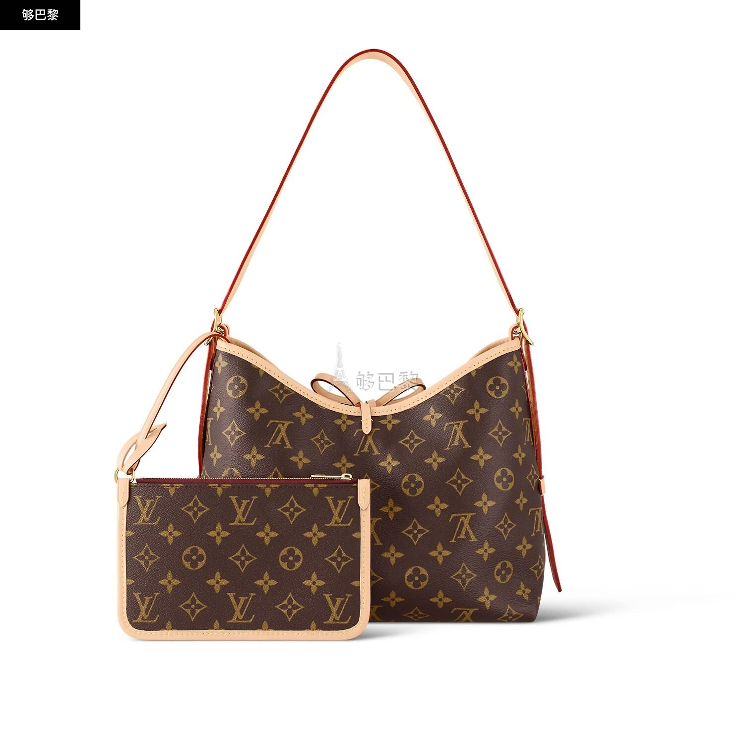 商品Louis Vuitton|【预售】 LV路易威登 24秋冬 女士 单肩包 CARRYALL 小号手袋 M46203,价格¥23239,第5张图片详细描述