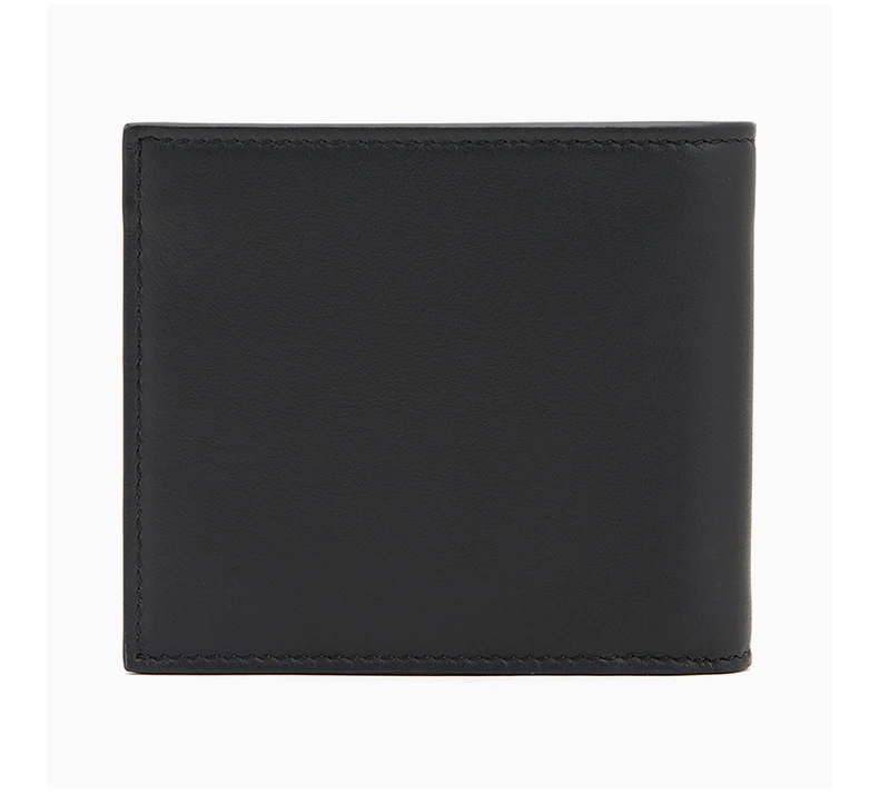 商品Fendi|FENDI 男士黑色皮革彩色印花字LOGO短款折叠钱夹 7M0169-AC9I-F0X93,价格¥2456,第5张图片详细描述