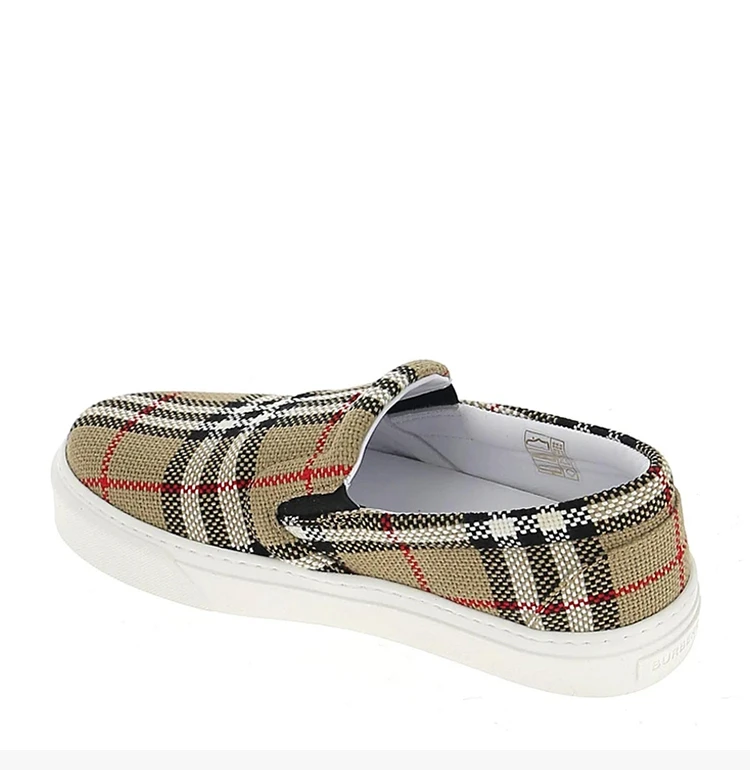 商品Burberry|BURBERRY 格纹女士板鞋 8031506,价格¥4262,第6张图片详细描述