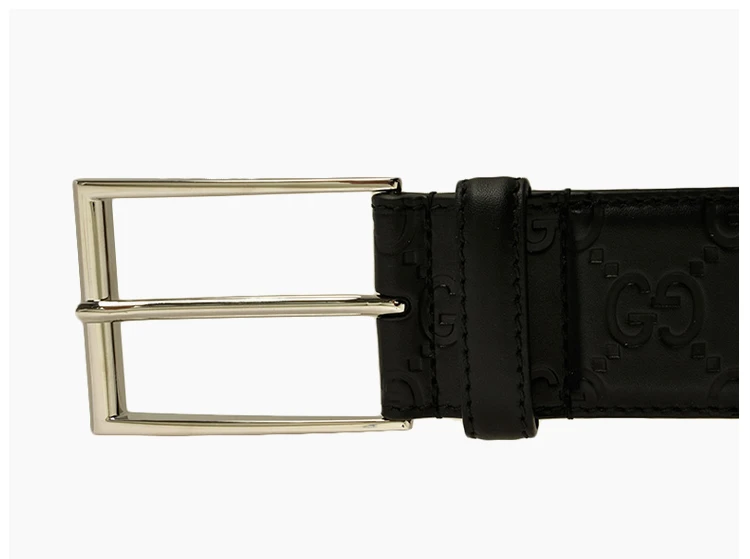 商品Gucci|GUCCI 黑色男士腰带 474311-CWC1N-1000,价格¥2731,第7张图片详细描述