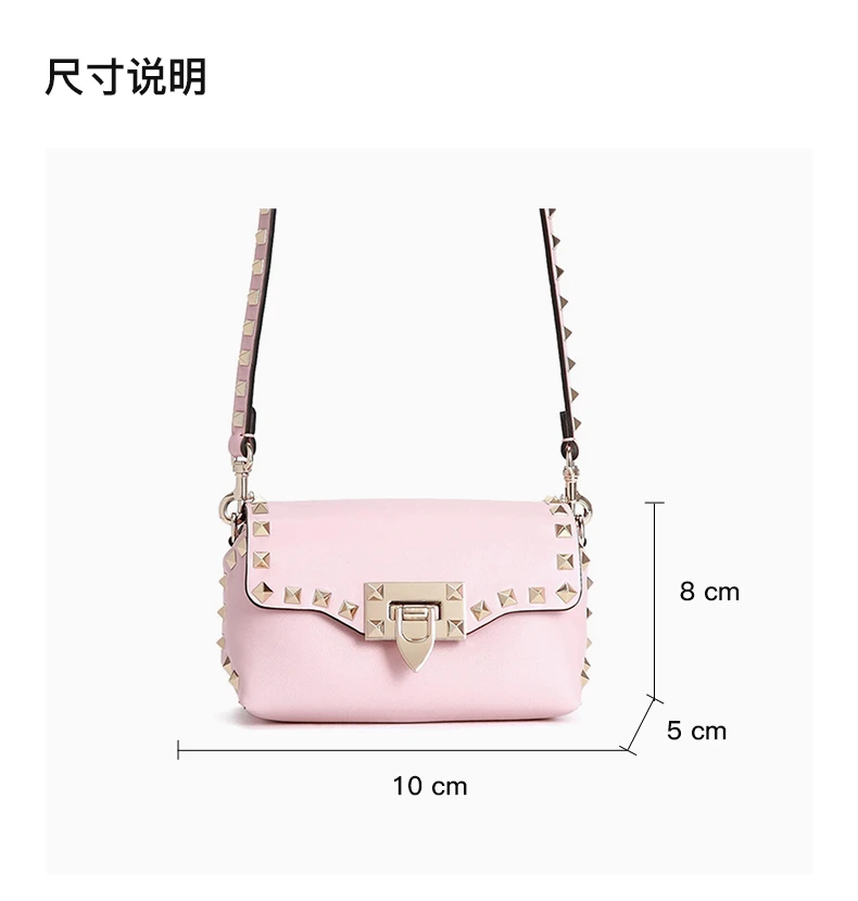 商品Valentino|
VALENTINO  女士粉色牛皮挎包  SW2B0C68-BOL-W34,价格¥4854,第3张图片详细描述