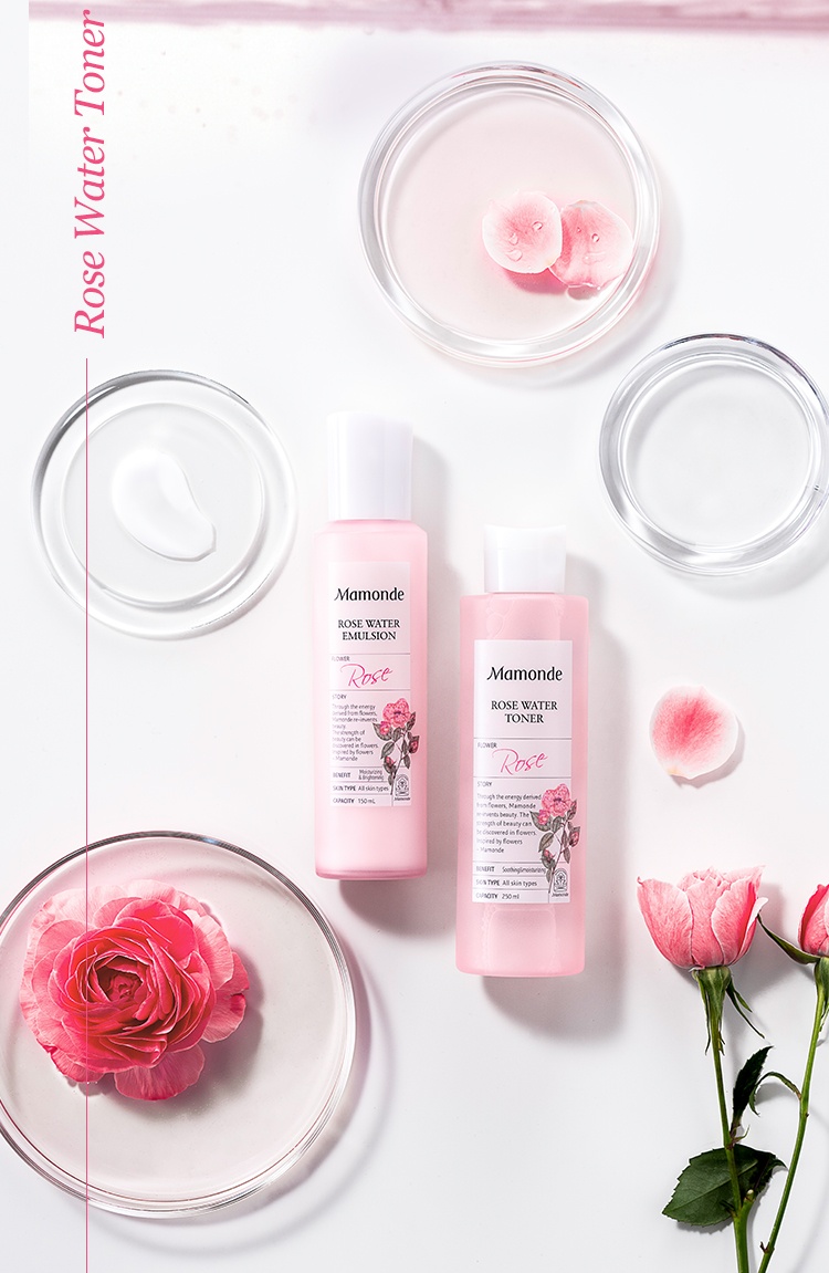 商品[国内直发] Mamonde|梦妆蔷薇舒缓润肤套盒 补水保湿 滋润修护,价格¥259,第6张图片详细描述
