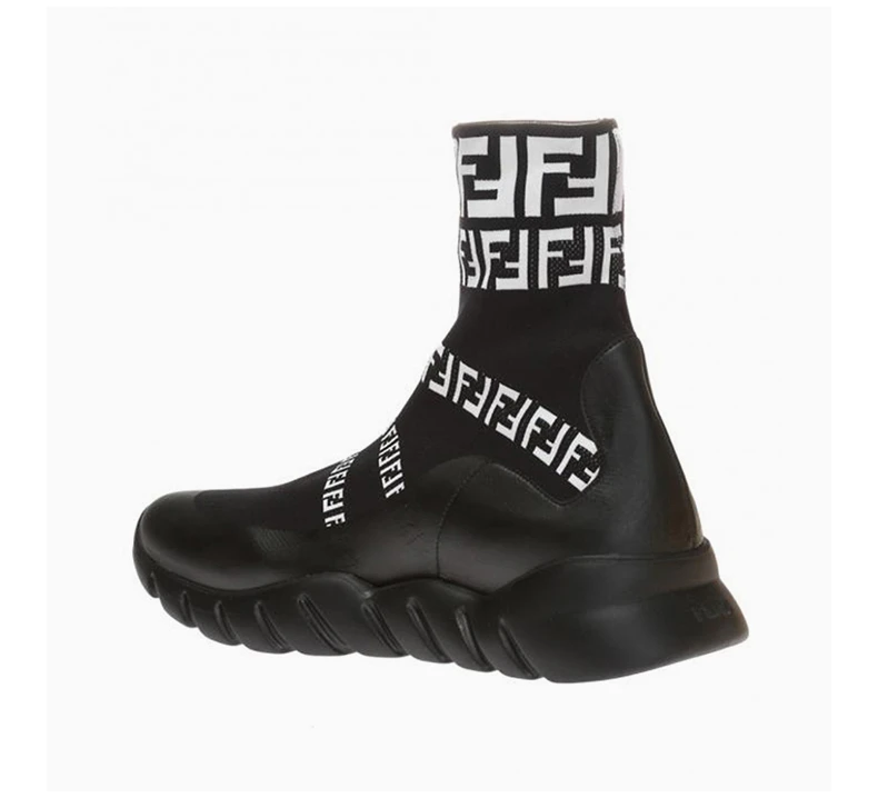 商品Fendi|FENDI 黑色男士运动鞋 7E1163-A3XH-F0Y68,价格¥3425,第6张图片详细描述