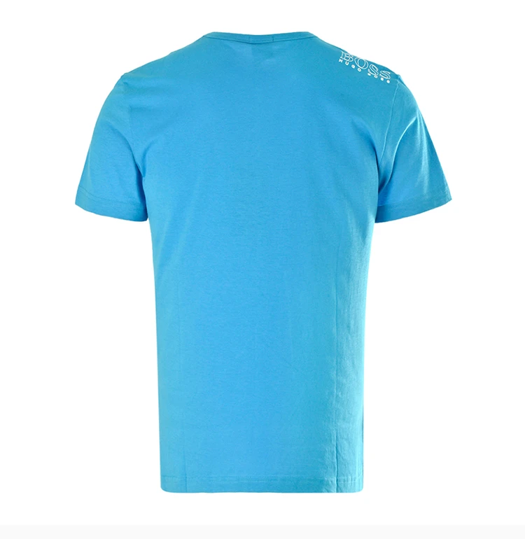 商品Hugo Boss|Hugo Boss 雨果博斯 男士短袖T恤蓝色 TEE-50399333-431,价格¥367,第4张图片详细描述