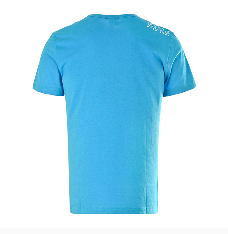 商品Hugo Boss|Hugo Boss 雨果博斯 男士短袖T恤蓝色 TEE-50399333-431,价格¥391,第6张图片详细描述