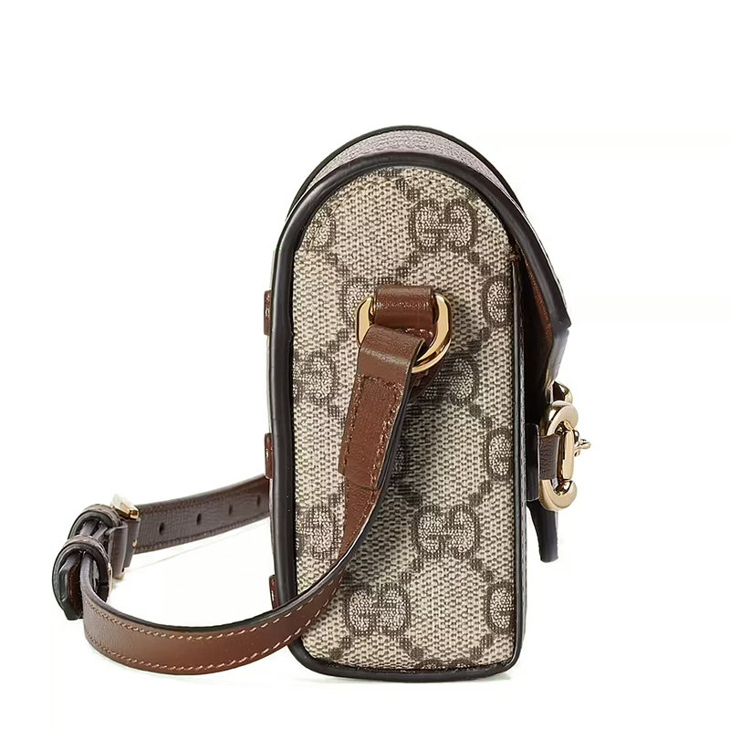 商品Gucci|古驰马衔扣1955系列迷你手袋     69929692TCG8563,价格¥7215,第5张图片详细描述