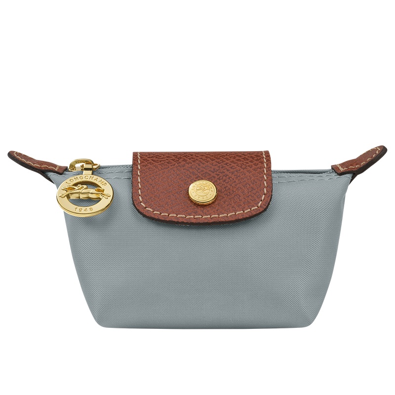 商品Longchamp|LONGCHAMP/珑骧 女色帆布金色五金按扣拉链开合钱包,价格¥398,第8张图片详细描述