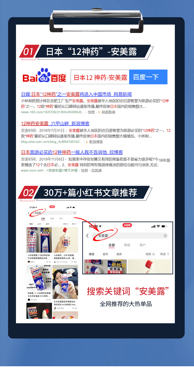 商品KOBAYASHI|日本小林制药安美露  涂抹液,价格¥103,第6张图片详细描述