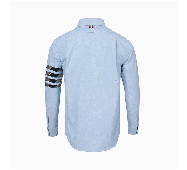 商品Thom Browne|THOM BROWNE 男士蓝色衬衫 MWL374C-06177-480,价格¥3183,第2张图片详细描述