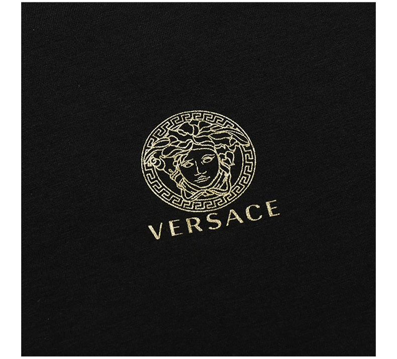 商品Versace|VERSACE/范思哲 男士长袖T恤（2件装）AU10197-A232741-A1008,价格¥868,第3张图片详细描述