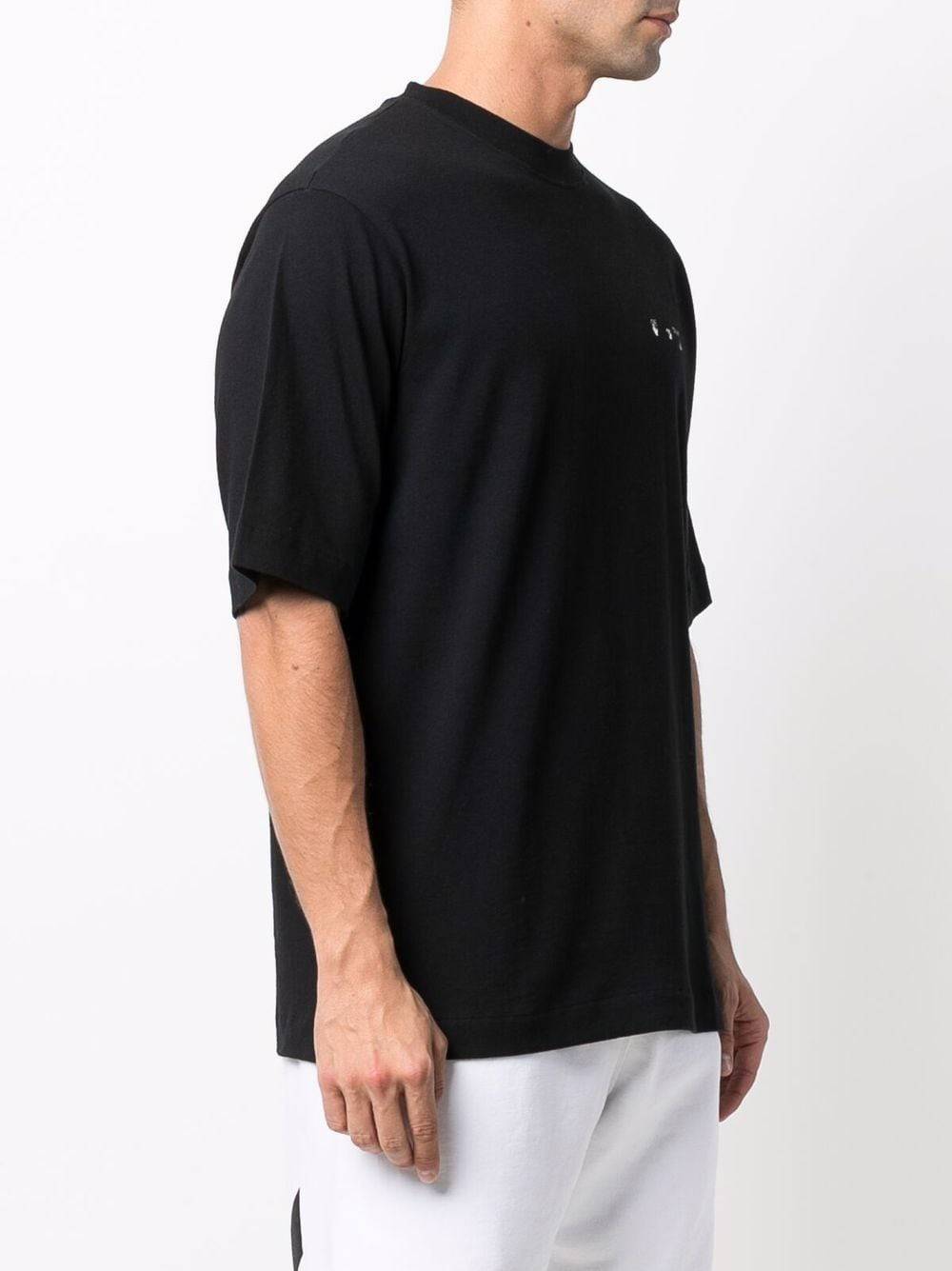 商品Off-White|黑色印花短袖棉 OMAA119C99JER001-1001（澳门仓发货）,价格¥2143,第3张图片详细描述