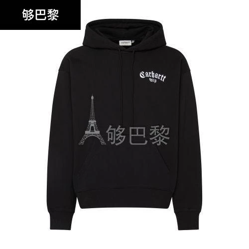 商品Carhartt WIP|【特惠8.7折】包邮包税【预售7天发货】 CARHARTT WIP 男士 卫衣 Onyx Script 连帽衫  CAHAAYAHBCK,价格¥1264,第3张图片详细描述