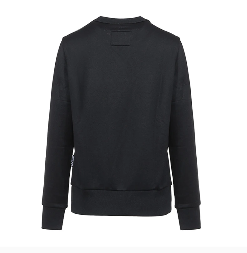 商品Versace|VERSACE JEANS 女士黑色长袖卫衣运动衫 B6HVB70G-30325-899,价格¥1532,第4张图片详细描述