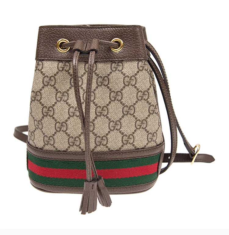 商品[国内直发] Gucci|GUCCI 拼色女士双肩包 550620-96I3B-8745,价格¥11800,第4张图片详细描述