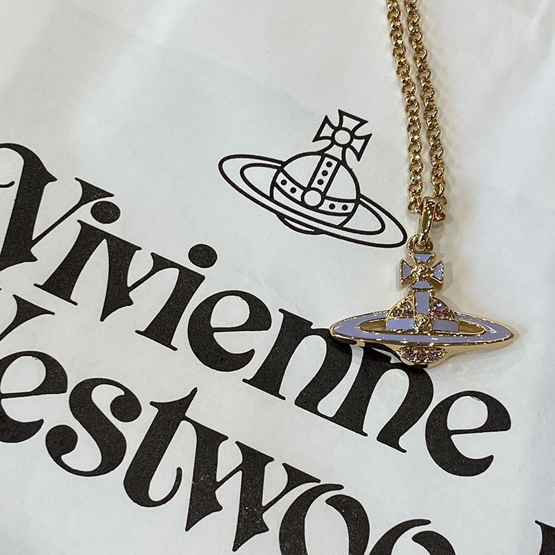 商品Vivienne Westwood|【现货】西太后 女士银色徽标项链6302039P-02R120-CN,价格¥780,第4张图片详细描述