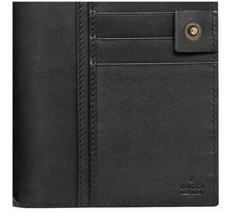 商品[国内直发] Gucci|GUCCI 黑色男士长款钱夹 386844-BTT7N-1060,价格¥5131,第8张图片详细描述
