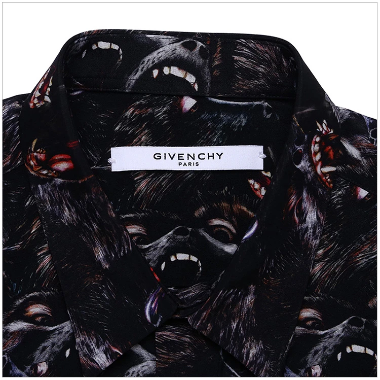 商品[国内直发] Givenchy|GIVENCHY 印花男士衬衫 RC95A-Z222-001,价格¥2449,第6张图片详细描述