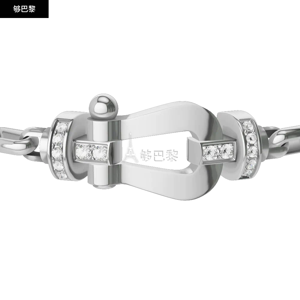 商品Fred|包邮包税【预售7天发货】 FRED 24春夏 男士 手镯 FORCE 10 BRACELET 0B0026-6B1108,价格¥88217,第4张图片详细描述