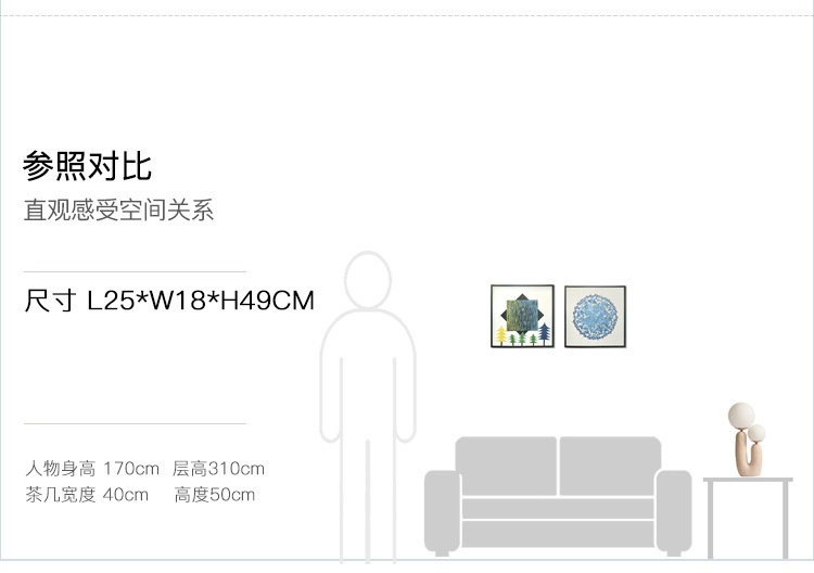 商品[国内直发] GLENVINTEN|格兰云顿新品后现代ins 创意艺术客厅粉台灯北欧床头卧室双头台灯,价格¥280,第15张图片详细描述