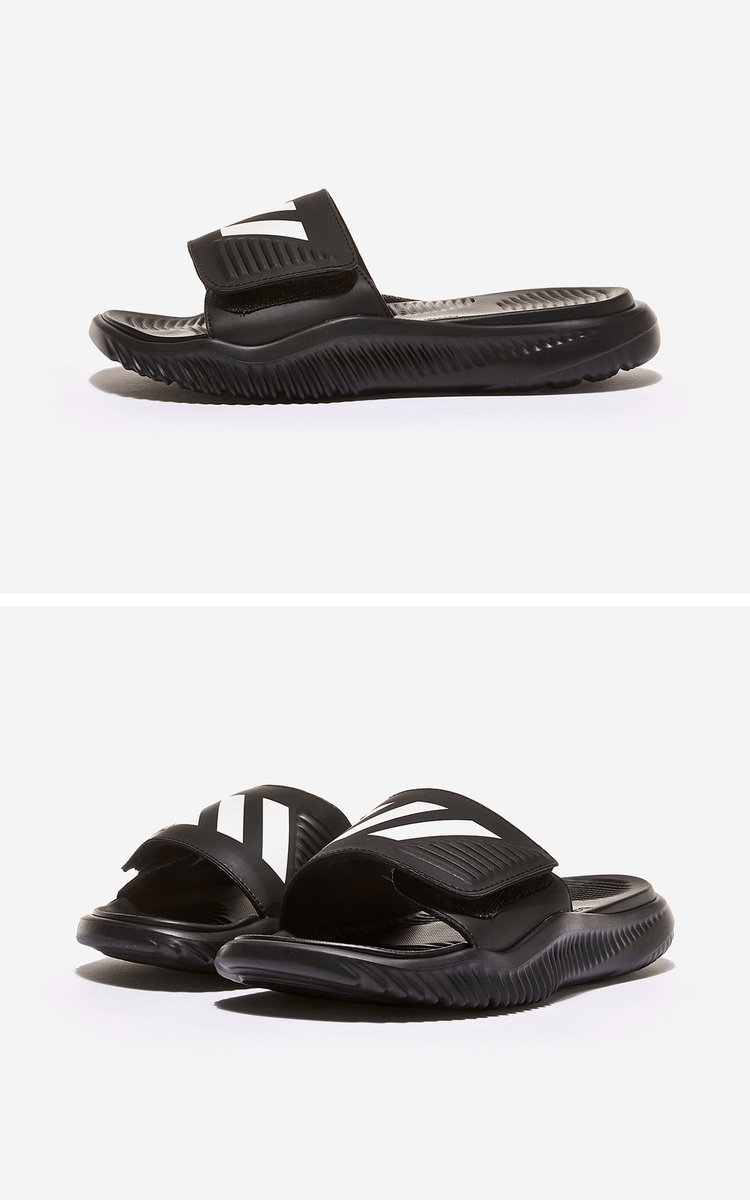 商品Adidas|【Brilliant|包邮包税】阿迪达斯 ALPHABOUNCE SLIDE  凉鞋 沙滩鞋 拖鞋  FZ0387 CBLACK/FTWWHT/CBLACK,价格¥348,第2张图片详细描述