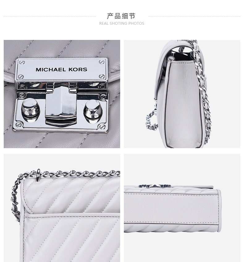 商品Michael Kors|迈克.科尔斯ROSE小号女士人造皮革 单肩斜挎包,价格¥1393,第5张图片详细描述