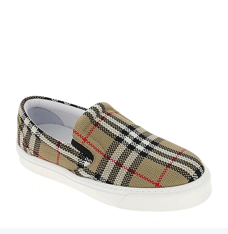 商品Burberry|BURBERRY 格纹女士板鞋 8031506,价格¥4262,第5张图片详细描述