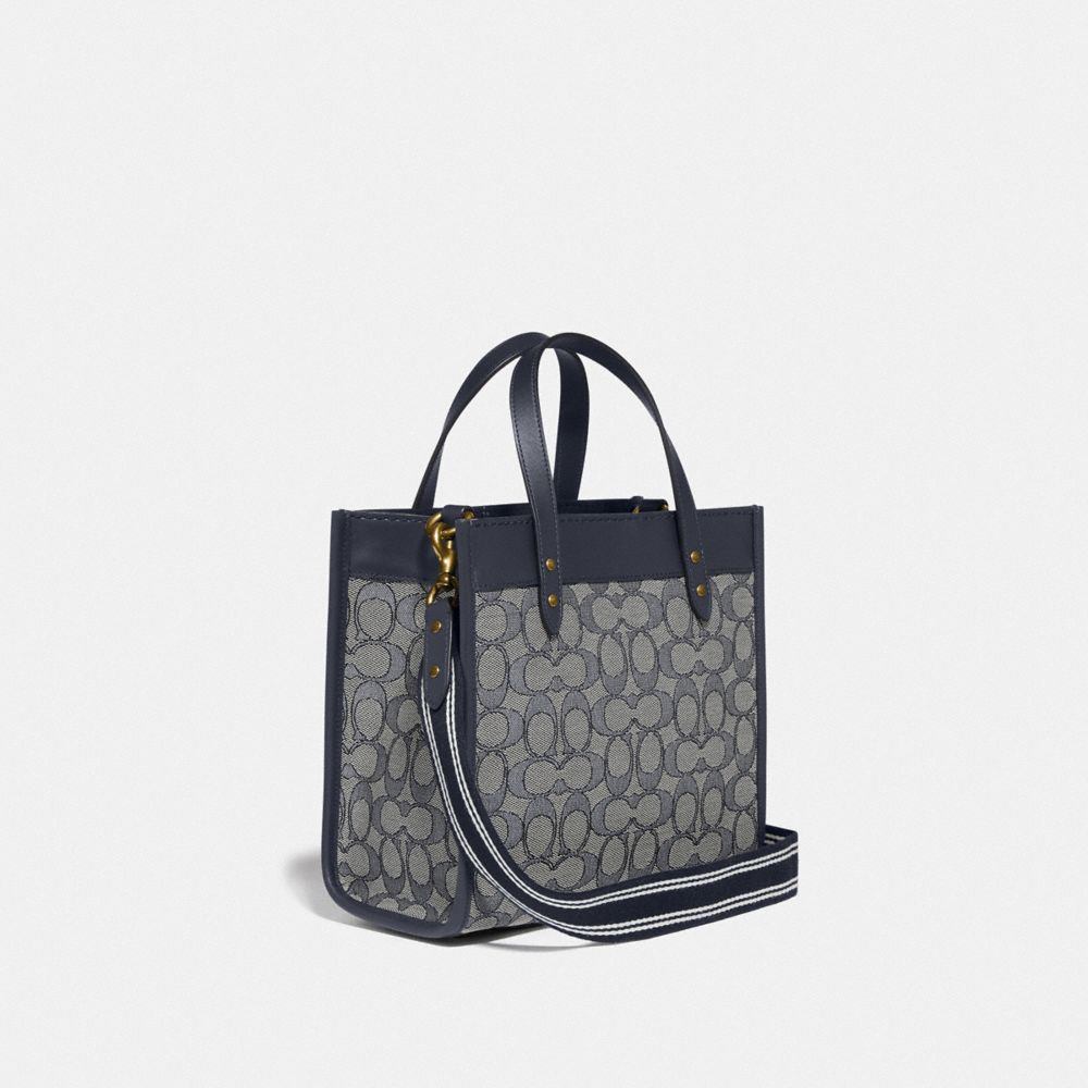 商品[国内直发] Coach|蔻驰女士 经典标志印花托特包小号手提单肩斜挎包CF404 IMOT4,价格¥972,第16张图片详细描述