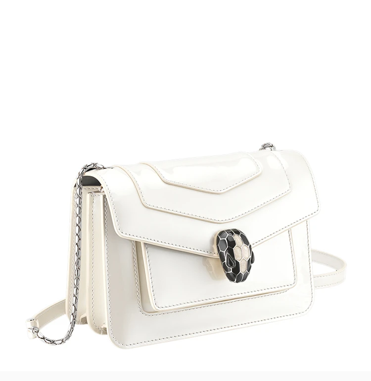 商品[国内直发] BVLGARI|BVLGARI 白色女士单肩包 289771,价格¥15655,第6张图片详细描述