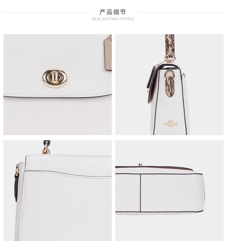 商品Coach|蔻驰Marlie系列女士PVC配皮旋钮手提单肩斜挎包,价格¥1244,第16张图片详细描述