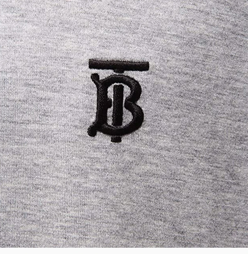 商品[国内直发] Burberry|BURBERRY 灰色男士T恤 8014023,价格¥2317,第6张图片详细描述