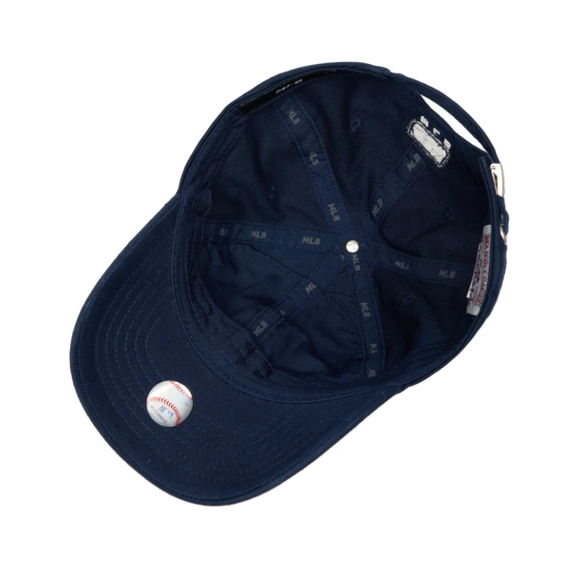 商品MLB|【享贝家】ZY- MLB 棒球帽复古小标LOGO 运动休闲鸭舌帽 男女同款 藏蓝色 3ACP7701N-50NYS,价格¥183,第5张图片详细描述