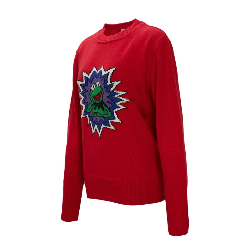商品Sandro|SANDRO 女士红色针织毛衣 R130141P-RED,价格¥397,第11张图片详细描述