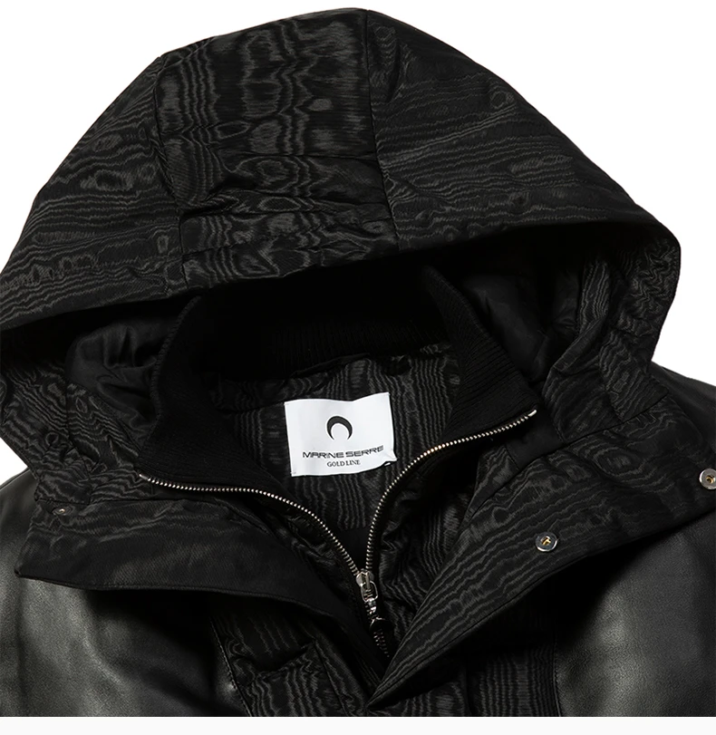 商品[国内直发] MARINE SERRE|MARINE SERRE 男士黑色外套 C017FW20-BLACK,价格¥3820,第7张图片详细描述