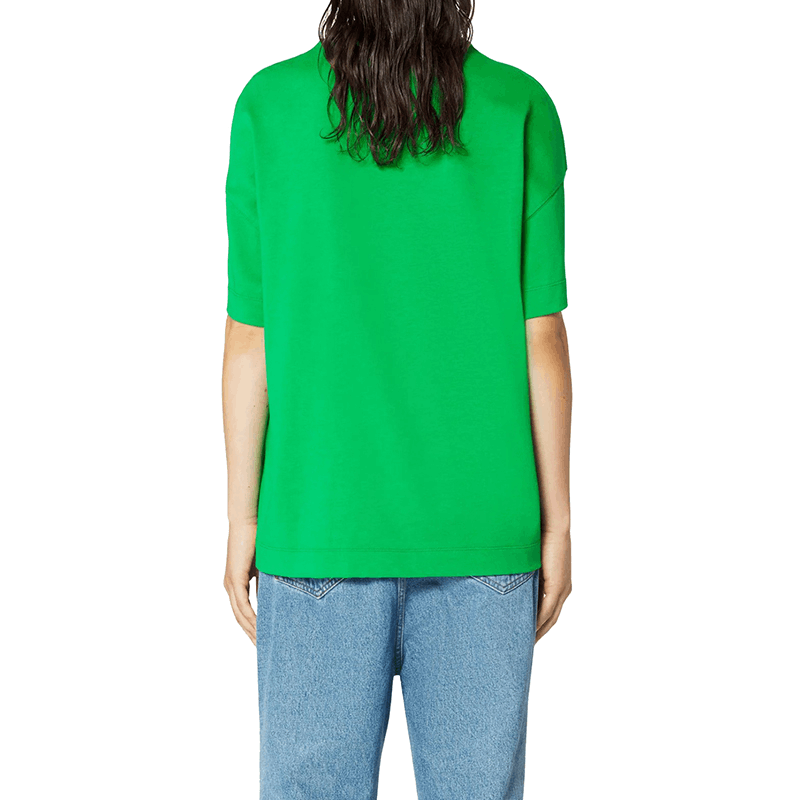 商品AMI|Ami 22年春夏新款 男女同款绿色纯棉短袖T恤UTS006.701300,价格¥1357,第6张图片详细描述