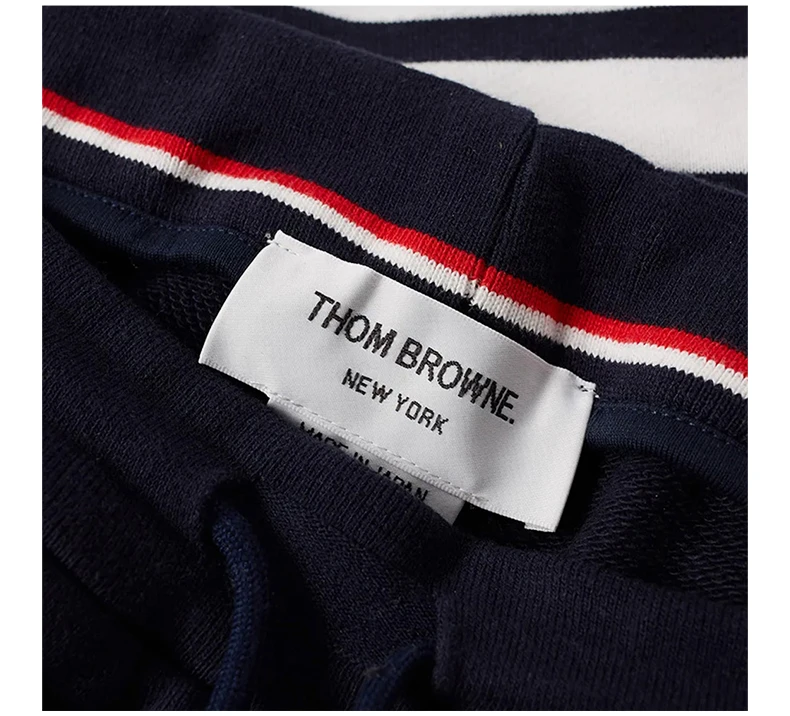 商品[国内直发] Thom Browne|THOM BROWNE 海军蓝色男士短裤 MJQ012H-00535-461,价格¥4115,第8张图片详细描述