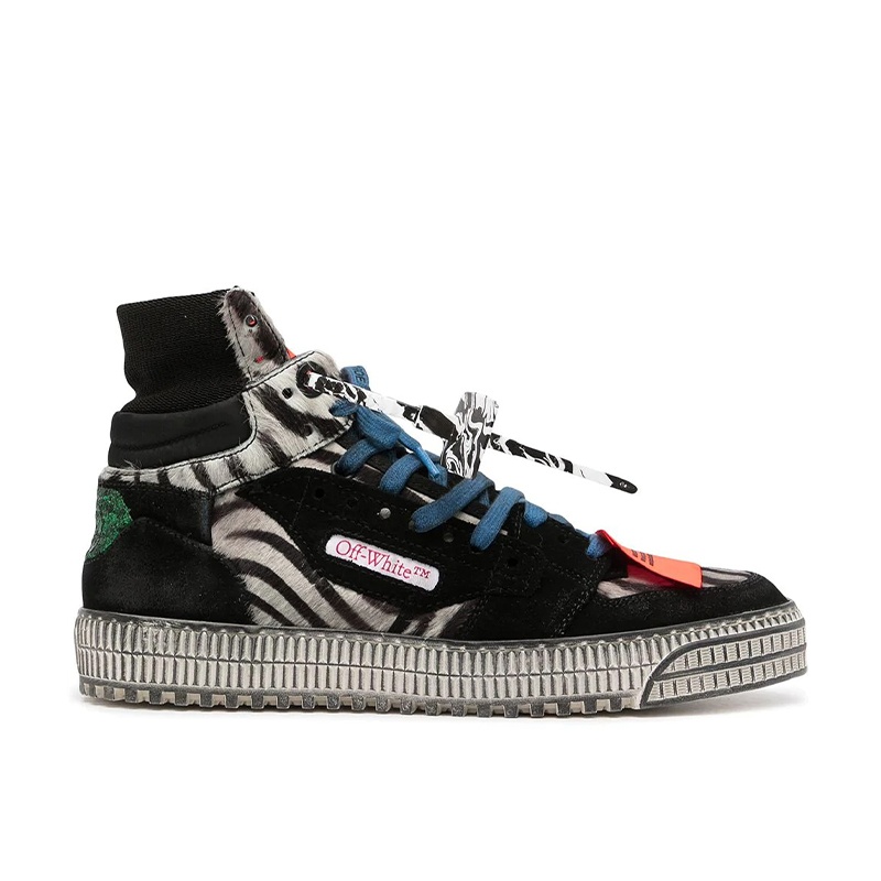 商品Off-White|高帮标志字母休闲鞋 OMIA065R21LEA001-1032（澳门仓发货）,价格¥4025,第3张图片详细描述