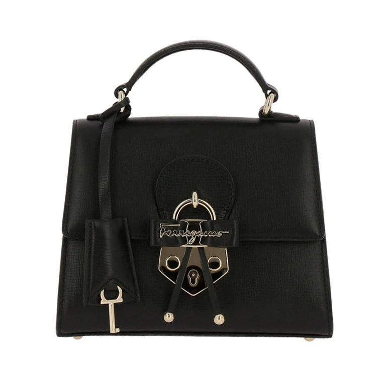 商品[国内直发] Salvatore Ferragamo|Salvatore Ferragamo 菲拉格慕 女士迷你手提单肩包 21-H054-696222,价格¥5695,第3张图片详细描述