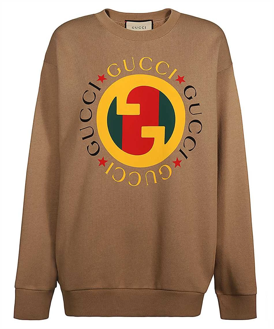 商品[国内直发] Gucci|GUCCI 驼色女士卫衣/帽衫 721361-XJFUL-2597,价格¥7179,第1张图片详细描述